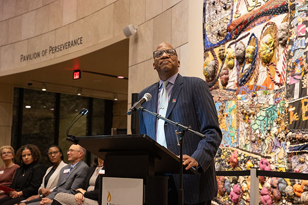 Wil Haygood at the 2023 Freedom Summer Award ceremony